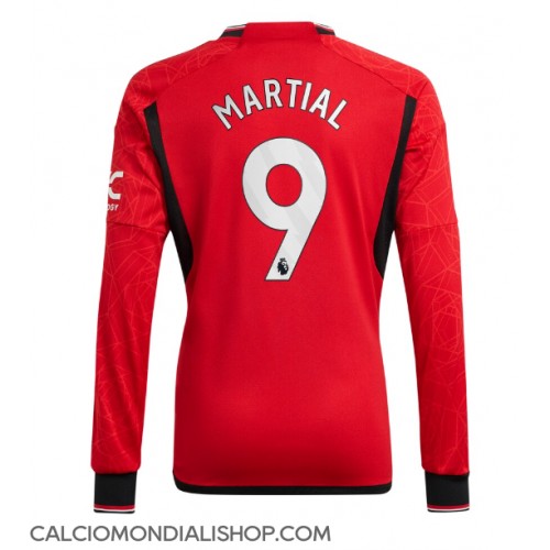 Maglie da calcio Manchester United Anthony Martial #9 Prima Maglia 2023-24 Manica Lunga